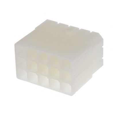 Molex, STANDARD .093" Female Connector Housing, 6.3mm Pitch, 15 Way, 3 Row