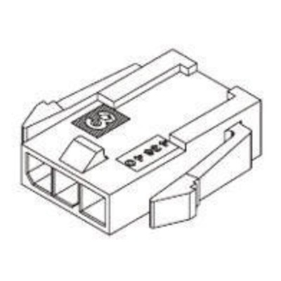 Molex, Micro-Fit 3.0 Male Connector Housing, 3mm Pitch, 5 Way, 1 Row
