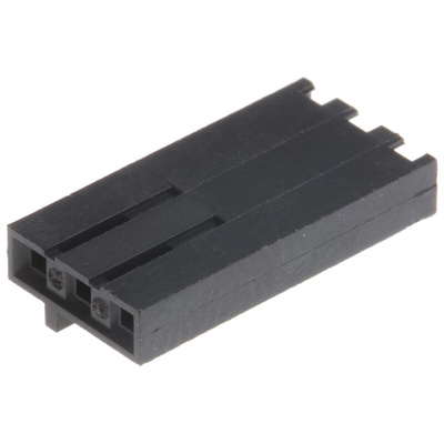 Molex, SL Female Connector Housing, 2.54mm Pitch, 3 Way, 1 Row