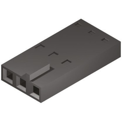 Molex, SL Female Connector Housing, 2.54mm Pitch, 2 Way, 1 Row