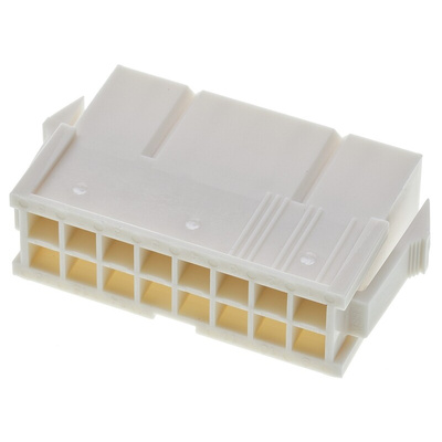 Molex, Mini-Fit Jr Male Connector Housing, 4.2mm Pitch, 16 Way, 2 Row