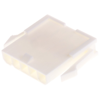 Molex, Mini-Fit Jr Male Connector Housing, 4.2mm Pitch, 5 Way, 1 Row