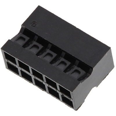 Amphenol Communications Solutions, Minitek Pwr Connector Housing, 2mm Pitch, 10 Way, 2 Row