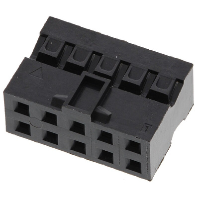 Amphenol Communications Solutions, Minitek Pwr Connector Housing, 2mm Pitch, 10 Way, 2 Row