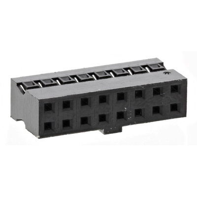 Amphenol Communications Solutions, Minitek Pwr Connector Housing, 2mm Pitch, 16 Way, 2 Row