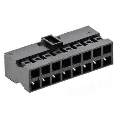 Amphenol Communications Solutions, Minitek Pwr Connector Housing, 2mm Pitch, 16 Way, 2 Row