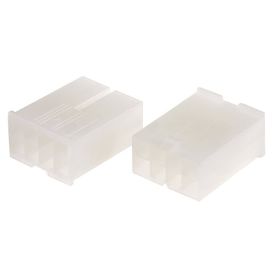 Molex, Mini-Fit Jr Male Connector Housing, 4.2mm Pitch, 8 Way, 2 Row