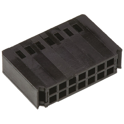 TE Connectivity, AMPMODU MOD IV Female Connector Housing, 2.54mm Pitch, 14 Way, 2 Row