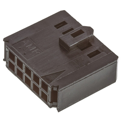 TE Connectivity, AMPMODU MOD IV Female Connector Housing, 2.54mm Pitch, 10 Way, 2 Row