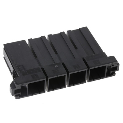 TE Connectivity, Dynamic 5000 Female Connector Housing, 10.16mm Pitch, 4 Way, 1 Row