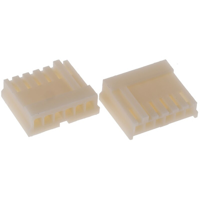 TE Connectivity, EI Female Connector Housing, 2.5mm Pitch, 6 Way, 1 Row