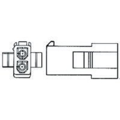 TE Connectivity, Mini-Universal MATE-N-LOK Female Connector Housing, 4.2mm Pitch, 3 Way, 1 Row