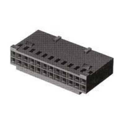 TE Connectivity, AMPMODU MOD IV Female Connector Housing, 2.54mm Pitch, 16 Way, 2 Row