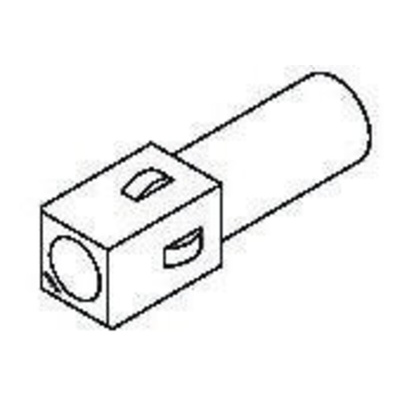 TE Connectivity, Universal MATE-N-LOK Male Connector Housing, 1 Way, 1 Row