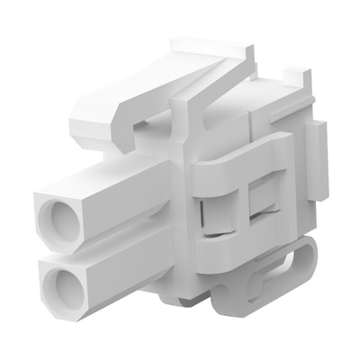 TE Connectivity, Mini-Universal MATE-N-LOK II Male Connector Housing, 4.14mm Pitch, 2 Way, 1 Row