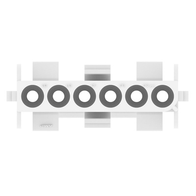 TE Connectivity, Universal MATE-N-LOK Female Connector Housing, 6.35mm Pitch, 6 Way, 1 Row