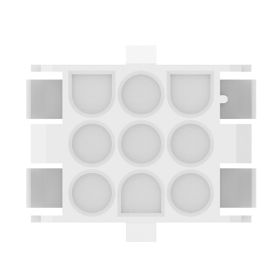 TE Connectivity, Universal MATE-N-LOK Female Connector Housing, 6.35mm Pitch, 9 Way, 3 Row