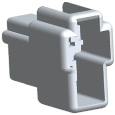 TE Connectivity, 172129 Female Crimp Connector Housing, 6mm Pitch, 2 Way, 1 Row