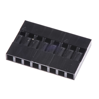 HARWIN, M20-10 Female Connector Housing, 2.54mm Pitch, 8 Way, 1 Row
