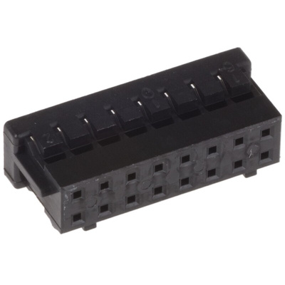 Hirose, DF11 Female Connector Housing, 2mm Pitch, 16 Way, 2 Row