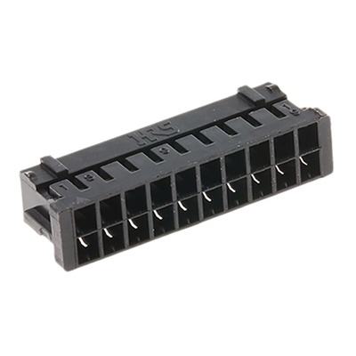 Hirose, DF11 Female Connector Housing, 2mm Pitch, 20 Way, 2 Row