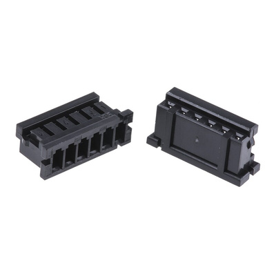 Hirose, DF3 Female Connector Housing, 2mm Pitch, 6 Way, 1 Row