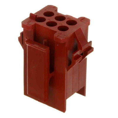TE Connectivity, Miniature Rectangular II Female Connector Housing, 4.19mm Pitch, 3 Way, 1 Row