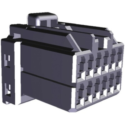 TE Connectivity, MULTILOCK 040 II Male Connector Housing, 2.5mm Pitch, 8 Way, 2 Row