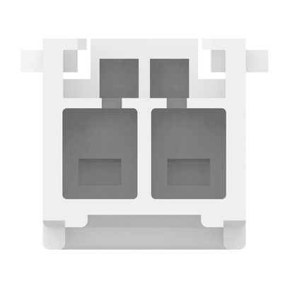 TE Connectivity, AMP Universal Power Female Connector Housing, 3.96mm Pitch, 2 Way, 1 Row