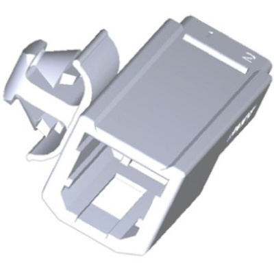 TE Connectivity, MULTILOCK 070 Female Connector Housing, 3.5mm Pitch, 2 Way, 1 Row