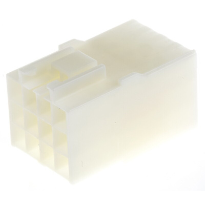 TE Connectivity, AMP Universal Power Female Connector Housing, 3.96mm Pitch, 12 Way, 3 Row