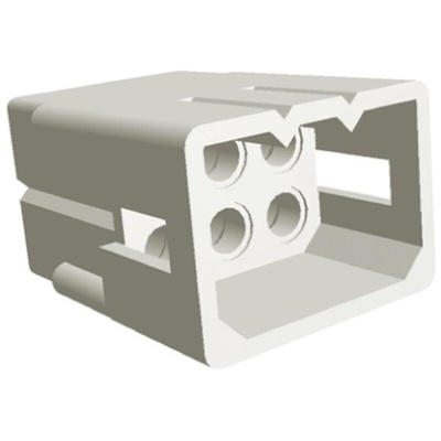 TE Connectivity, .093 Commercial Male Connector Housing, 5.03mm Pitch, 6 Way, 2 Row