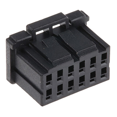 TE Connectivity, Dynamic 1000 Female Connector Housing, 2.5mm Pitch, 12 Way, 2 Row