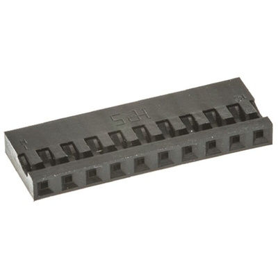Hirose, A4B Female Connector Housing, 2mm Pitch, 10 Way, 1 Row