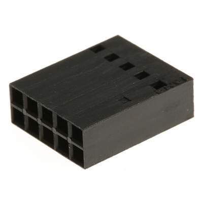 TE Connectivity, AMPMODU Short Point Female Connector Housing, 2.54mm Pitch, 10 Way, 2 Row