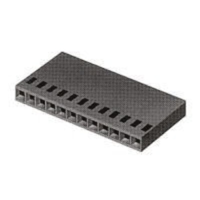 TE Connectivity, AMPMODU MOD IV Female Connector Housing, 2.54mm Pitch, 7 Way, 1 Row