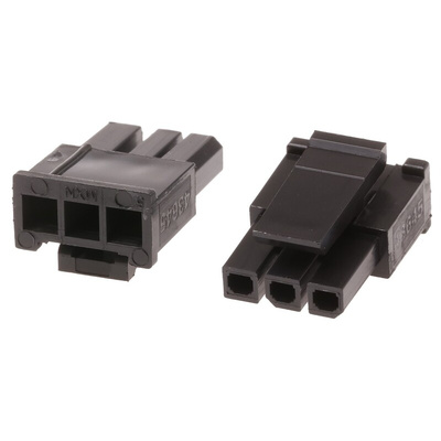 Molex, Micro-Fit 3.0 Female Connector Housing, 3mm Pitch, 3 Way, 1 Row