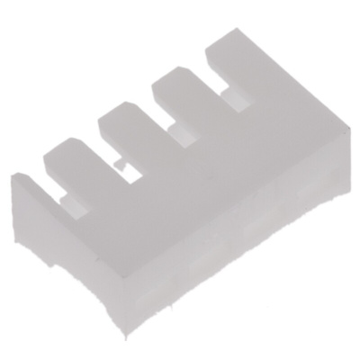JST, SJN Male Connector Housing, 2mm Pitch, 4 Way, 1 Row Side Entry