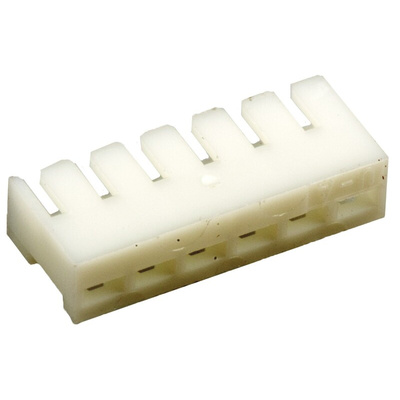 JST, SJN Male Connector Housing, 2mm Pitch, 6 Way, 1 Row Side Entry