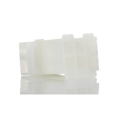 Molex, STANDARD .093" Male Connector Housing, 6.7mm Pitch, 6 Way, 2 Row