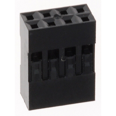 Amphenol Communications Solutions, Mini-PV Female Connector Housing, 2.54mm Pitch, 8 Way, 2 Row