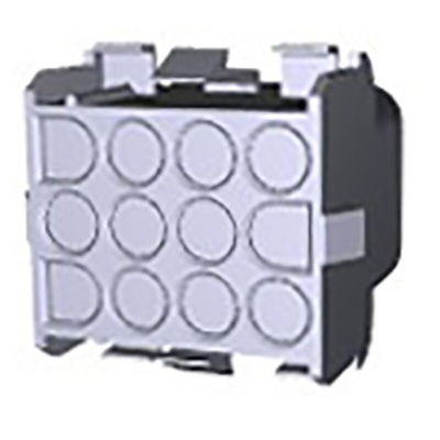 TE Connectivity, Universal MATE-N-LOK Female Connector Housing, 6.35mm Pitch, 12 Way, 3 Row