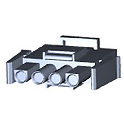 TE Connectivity, Universal MATE-N-LOK II Male Connector Housing, 6.35mm Pitch, 4 Way, 1 Row