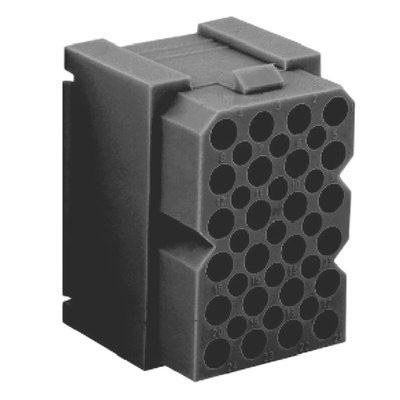 Souriau, SMS Female Connector Housing, 24 Way, 6 Row