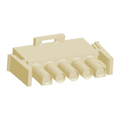 TE Connectivity, Universal MATE-N-LOK Male Connector Housing, 6.35mm Pitch, 5 Way, 1 Row
