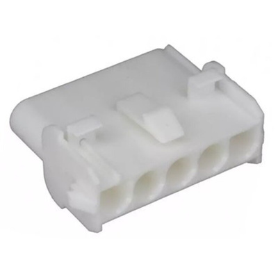 TE Connectivity, Universal MATE-N-LOK Female Connector Housing, 6.35mm Pitch, 5 Way, 1 Row