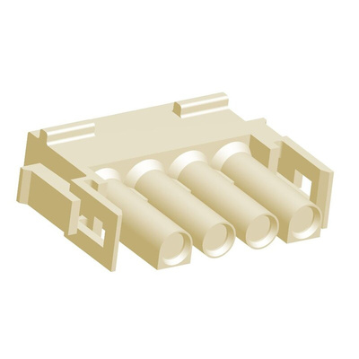 TE Connectivity, Universal MATE-N-LOK Male Connector Housing, 6.35mm Pitch, 4 Way, 1 Row