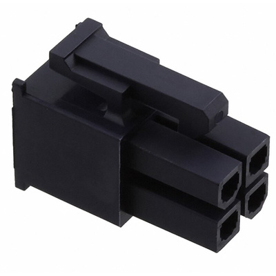 Molex Female Connector Housing, 4.2mm Pitch, 4 Way, 2 Row Vertical
