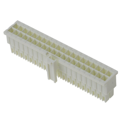 Samtec, IPD1 Male Crimp Connector Housing, 2.54mm Pitch, 40 Way, 2 Row