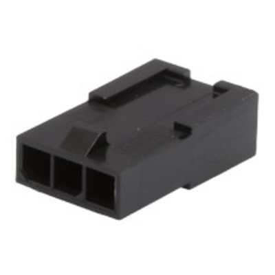 Molex Female Crimp Connector Housing, 3mm Pitch, 3 Way, 1 Row